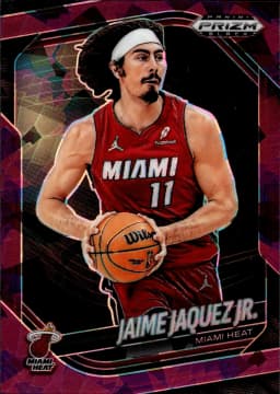 Jaime Jaquez Jr. #155 2024-25 Panini Prizm Black Purple Ice