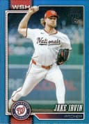 Jake Irvin #487 Blue Rainbow Foil /150 2026 Topps Series 2 Baseball