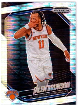 Jalen Brunson #160 2024-25 Panini Prizm Black Pulsar