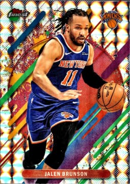 Jalen Brunson #226 2025-26 Finest Geometric Refractor