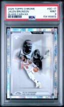 Jalen Brunson #GC-17 2025-26 Topps Chrome Basketball Glass Canvas