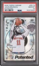 Jalen Brunson #PD-13 2025-26 Topps Chrome Basketball Patented