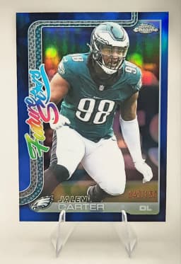 Jalen Carter #FS-25 2025 Topps Chrome Football Future Stars