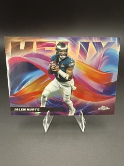 Jalen Hurts #HX-19 2025 Topps Chrome Football Helix