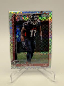 Jalon Walker #RA-JW Rookie Card 2025 Topps Chrome Football Rookies Autograph Variation