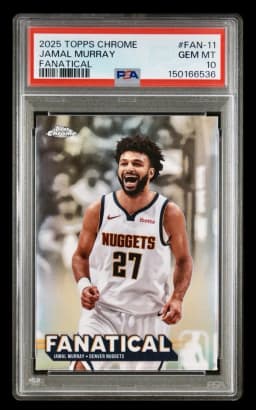 Jamal Murray #FAN-11 2025-26 Topps Chrome Basketball Fanatical