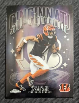 Ja'Marr Chase #ACT-5 2025 Topps Chrome Football All Chrome Team