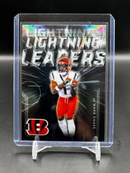 Ja'Marr Chase #LL-11 2025 Topps Chrome Football Lightning Leaders
