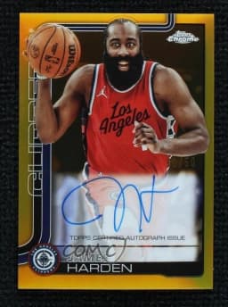 James Harden #TCA-JH 2025-26 Topps Chrome Basketball Topps Chrome Autographs