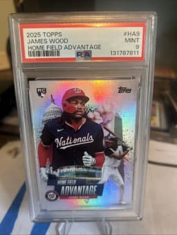 James Wood #HA-9 2025 Topps Baseball Home Field Advantage