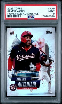 James Wood #HA-9 2025 Topps Baseball Home Field Advantage