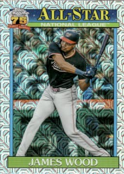James Wood #91ASC-44 Mojo Silver Pack 2026 Topps Series 2 Baseball All-Star