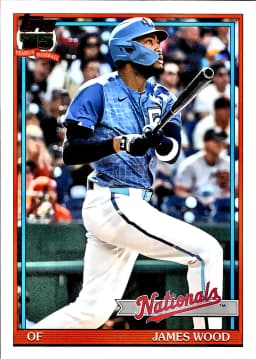 James Wood #T91-16 2026 Topps Series 1 1991 Topps Baseball 35th Anniversary (Series One)