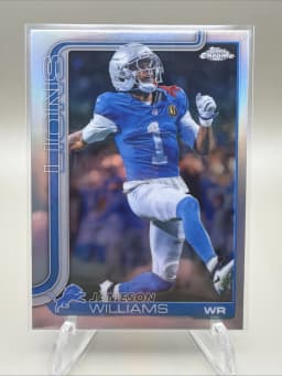 Jameson Williams #97 2025 Topps Chrome Football