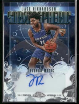 Jase Richardson #SMR-JR Rookie Card 2025-26 Topps Chrome Basketball Stratospheric Signatures Rookies
