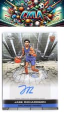 Jase Richardson #TAIR-JR Rookie Card 2025-26 Topps Chrome Basketball Topps Autograph Issue Rookies