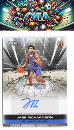 Jase Richardson #TAIR-JR Rookie Card 2025-26 Topps Chrome Basketball Topps Autograph Issue Rookies
