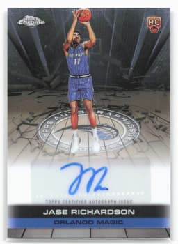 Jase Richardson #TAUR2-JR Rookie Card 2025-26 Topps Chrome Basketball Topps Autograph Issue Rookies 2