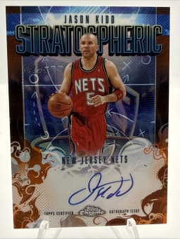 Jason Kidd #SM-JK 2025-26 Topps Chrome Basketball Stratospheric Signatures