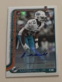 Jason Marshall Jr. #RRA-JMJ Rookie Card 2025 Topps Chrome Football Rookie Autographs Variation