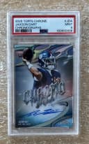 Jaxson Dart #CG-JDA Rookie Card 2025 Topps Chrome Football Chromographs