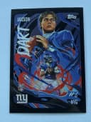 Jaxson Dart #UV-1 Rookie Card 2025 Topps Chrome Football Ultra Violet