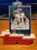 Jayden Daniels #1990-JDA 2025 Topps Chrome Football 1990 Topps Football Autographs