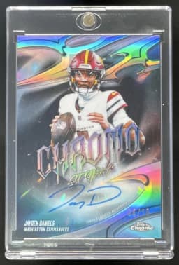Jayden Daniels #CG-JD 2025 Topps Chrome Football Chromographs