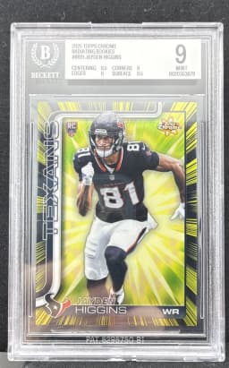 Jayden Higgins #RR-19 Rookie Card 2025 Topps Chrome Football Chrome Radiating Rookies