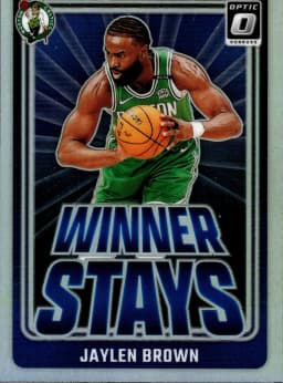 Jaylen Brown #7 2024-25 Donruss Optic Winner Stays Holo