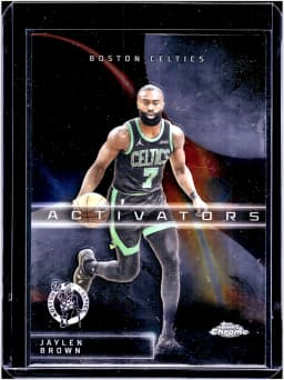 Jaylen Brown #AC-3 2025-26 Topps Chrome Activators