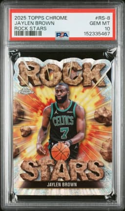 Jaylen Brown #RS-8 2025-26 Topps Chrome Basketball Rock Stars