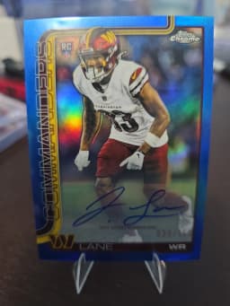 Jaylin Lane #RRA-JL Rookie Card 2025 Topps Chrome Football Rookie Autographs Variation