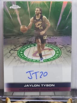 Jaylon Tyson #TAU-JT 2025-26 Topps Chrome Basketball Topps Autograph Issue