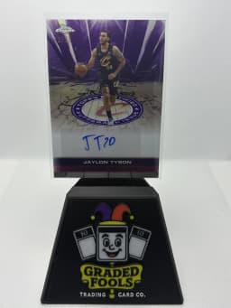 Jaylon Tyson #TAU-JT 2025-26 Topps Chrome Basketball Topps Autograph Issue