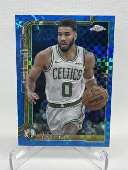 Jayson Tatum #49 2025-26 Topps Chrome Basketball Base Card Variations