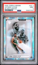 Jayson Tatum #GC-7 2025-26 Topps Chrome Basketball Glass Canvas