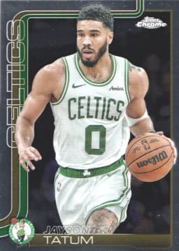Jayson Tatum #TAU-JTM 2025-26 Topps Chrome Basketball Topps Autograph Issue
