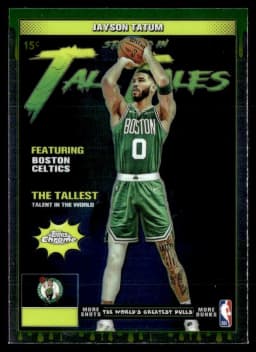 Jayson Tatum #TT-9 2025-26 Topps Chrome Basketball Tall Tales
