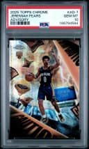 Jeremiah Fears #AD-7 Rookie Card 2025-26 Topps Chrome Basketball Advisory