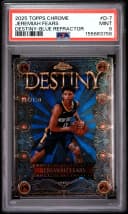 Jeremiah Fears #D-7 Rookie Card 2025-26 Topps Chrome Basketball Destiny