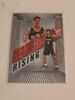 Jeremiah Fears #GR-7 Rookie Card 2025-26 Topps Chrome Basketball Generation Rising