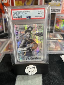 Jeremiah Fears #PD-22 Rookie Card 2025-26 Topps Chrome Basketball Patented