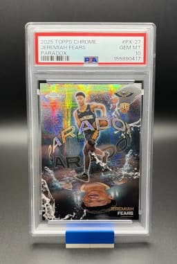 Jeremiah Fears #PX-27 Rookie Card 2025-26 Topps Chrome Basketball Paradox