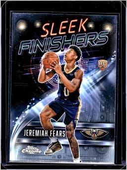 Jeremiah Fears #SF-27 Rookie Card 2025-26 Topps Chrome Sleek Finishers