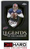 Jim Kelly #CLA-JK 2025 Topps Chrome Football Chrome Legends Autographs
