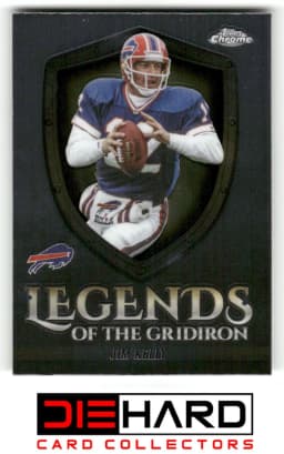 Jim Kelly #CLA-JK 2025 Topps Chrome Football Chrome Legends Autographs