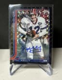 Jim Kelly #CLA-JK 2025 Topps Chrome Football Chrome Legends Autographs