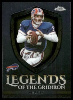 Jim Kelly #LOG-4 2025 Topps Chrome Football Legends of the Gridiron