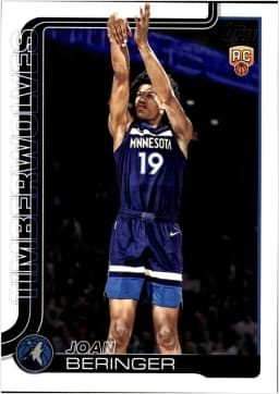 Joan Beringer #217 Rookie Card 2025-26 Topps